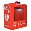 AED Wall Cabinet Red Inc Strobe Light And AED Sign - WAP812M2RL-ALP-InterAktiv Health