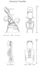 athlegen centurion traveller massage chair dimensions