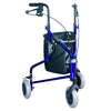 Compact Walker, Three Wheeled Folding Walker  in Blue from Interaktiv Health