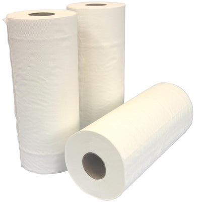 Paper Towel Roll- Versatile 24.5cm x 50M Perforated- Carton 12-Medical Industries-InterAktiv Health