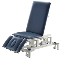 5 section electric treatment table with adjustable back rest