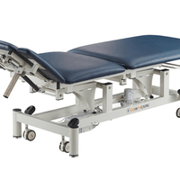 5 section electric treatment table with adjustable headrest