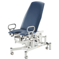 Comfy Gynae Chair reclined into a treatment Bed