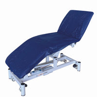 Pacific Medical fitted disposable bed sheets in navy blue from InterAktiv Health