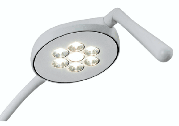LED Light Flexed Desk Mount Permanent Screws - InterAktiv Vet 