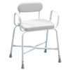 bariatric shower chair with padded seat and back rest