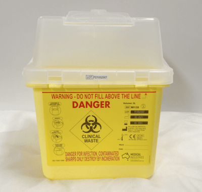 SHARPS CONTAINER 5LTR