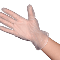 Surgiglove vinyl powder free examination gloves medium size 