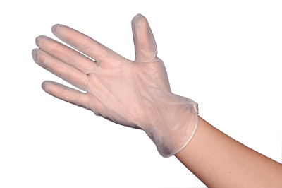 Surgiglove vinyl powder free examination gloves medium size 