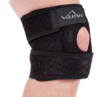 Open Knee Support provides support to the kneecap with open patella design to relieve pressure