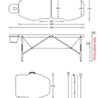 Athlegen Centurion Genesis Contoured Portable Massage Table - InterAktiv Health