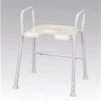 DAYS Aluminium Height Adjustable Shower Stool with Arms - InterAktiv Health