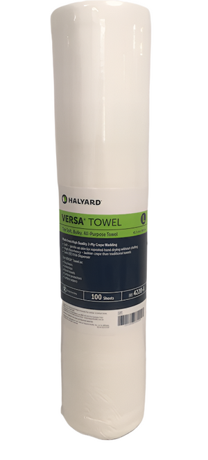 Halyard Versa Towel 4220- LARGE 49cm X 41.5M CARTON 8 - InterAktiv Health