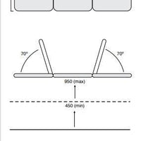 Healthtec Lynx GP Universal Examination Bed - InterAktiv Health