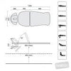 Healthtec SX Manipulation Table – Two Section with Lift Up Back Rest - InterAktiv Health