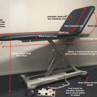 Healthtec SX2 All Electric Ultrasound Table - InterAktiv Health