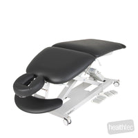 Heathtec SX Massage Table with Electric Mid-Lift+ Backrest - InterAktiv Health