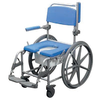 Homecraft Atlantic Wave Deluxe Commode Shower Chair- Self Propelled - InterAktiv Health