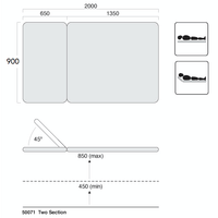 HT Bariatric Examination Table - 1000mm wide- 350kgSWL - InterAktiv Health