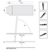 HT Tilt Table – Single Section w/ One Piece Foot Plate-200kg - InterAktiv Health