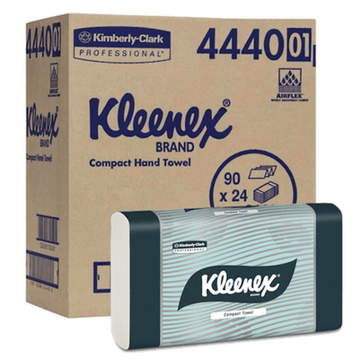 Kleenex 4440 Compact Hand Towel 24 Packs x 90 Towels - InterAktiv Health