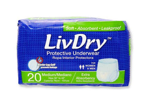 LivDry Protective Underwear-Medium - InterAktiv Health