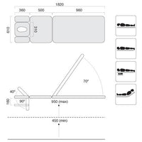 Lynx 5 Section Treatment Table - InterAktiv Health