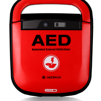 MEDIANA Heart On A15 Adult/Child Defibrillator & Cabinet Package - InterAktiv Health