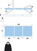 Pacific 3 section Examination Treatment Bed with Electric Back Rest-280kg - InterAktiv Health