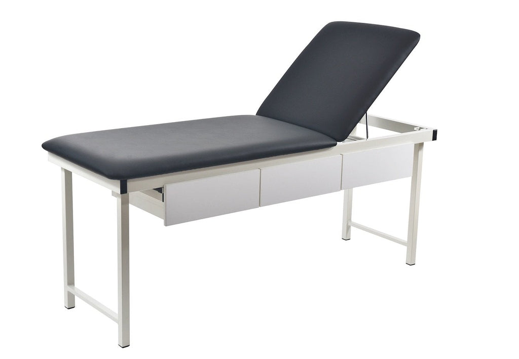 Pacific Fixed Height Medical Examination Bed with Drawers - InterAktiv Health