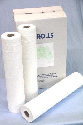 Paper Bed Sheet Roll Perforated 59cm x100M x 6 Rolls/carton - InterAktiv Health