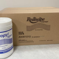 Rediwipe Isopropyl Wipes -12 Canisters/Carton - InterAktiv Health