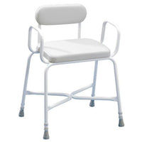 Sherwood Plus Bariatric Shower Stools with Padded Seat & Back Rest - InterAktiv Health