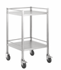 Stainless Steel Trolley 50cm Wide -No Drawers - InterAktiv Health