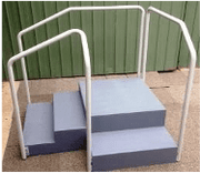 Vectorius Basic Corner Exercise Stairs, 3 Up and 2 Down - InterAktiv Health