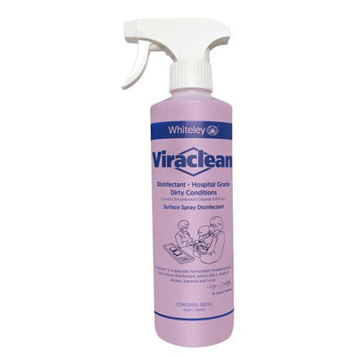 Viraclean hospital grade disinfectant spray in 500ml spray bottle